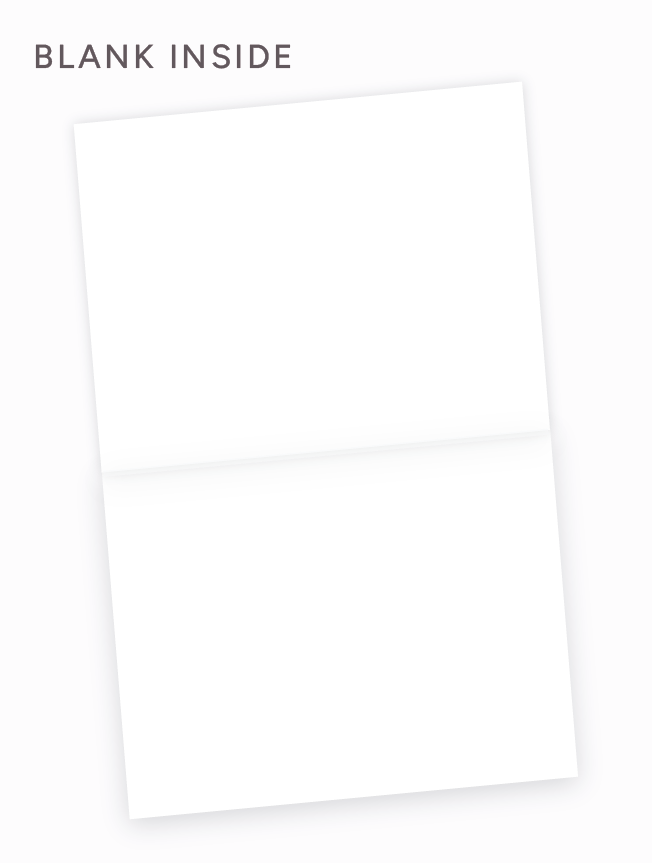 Congratulations simple minimalistic card Blank envelope design